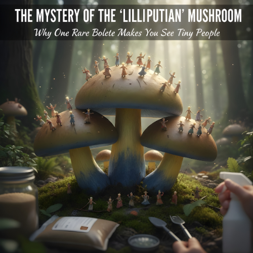 The Mystery of the “Lilliputian” Mushroom: Why One Rare Bolete Makes You See Tiny People
